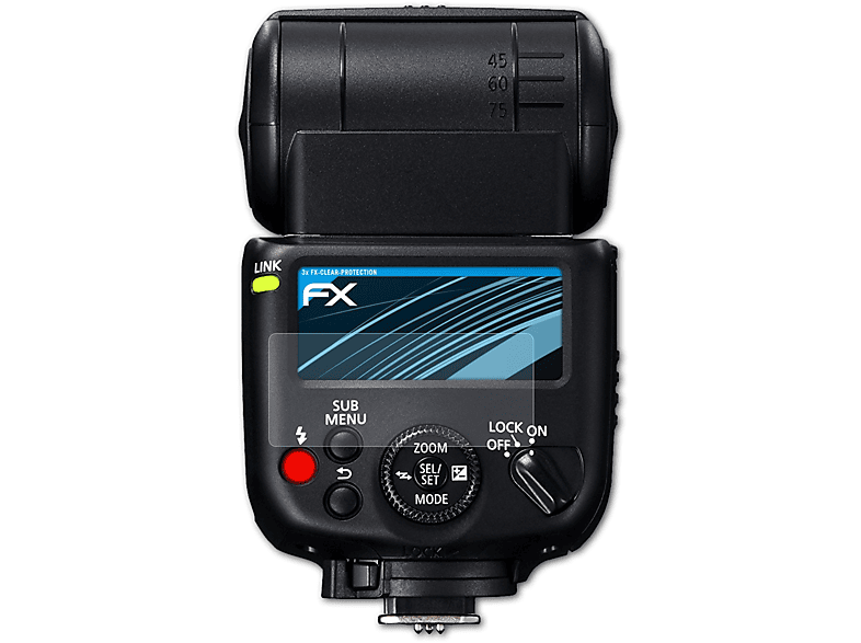 III-RT) Displayschutz(für Speedlite FX-Clear 3x Canon 430EX ATFOLIX