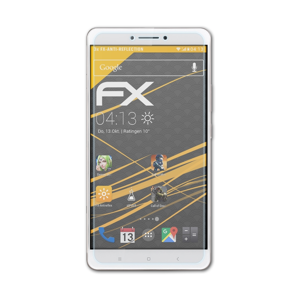 Displayschutz(für FX-Antireflex 2) ATFOLIX 3x Max Xiaomi Mi