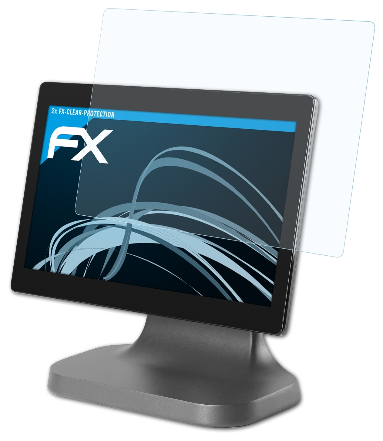 ATFOLIX 2x FX-Clear Displayschutz(für Sunmi Lite) T2