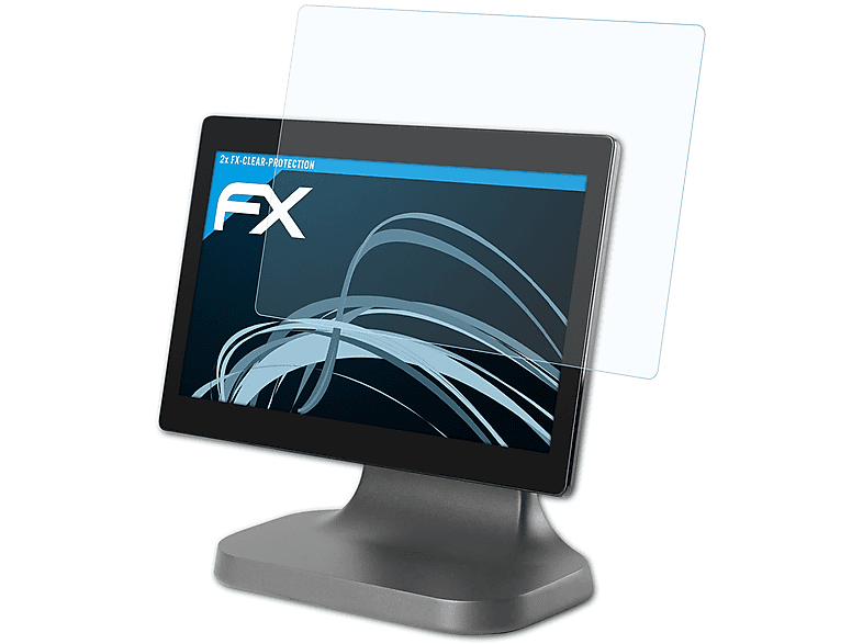 ATFOLIX 2x FX-Clear Displayschutz(für Sunmi T2 Lite)