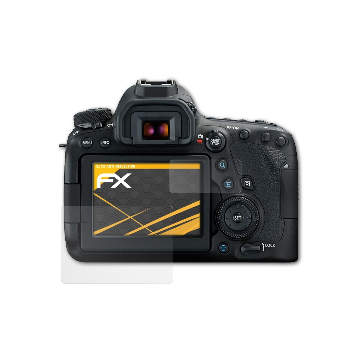 6D Mark ATFOLIX 3x Canon FX-Antireflex II) Displayschutz(für EOS