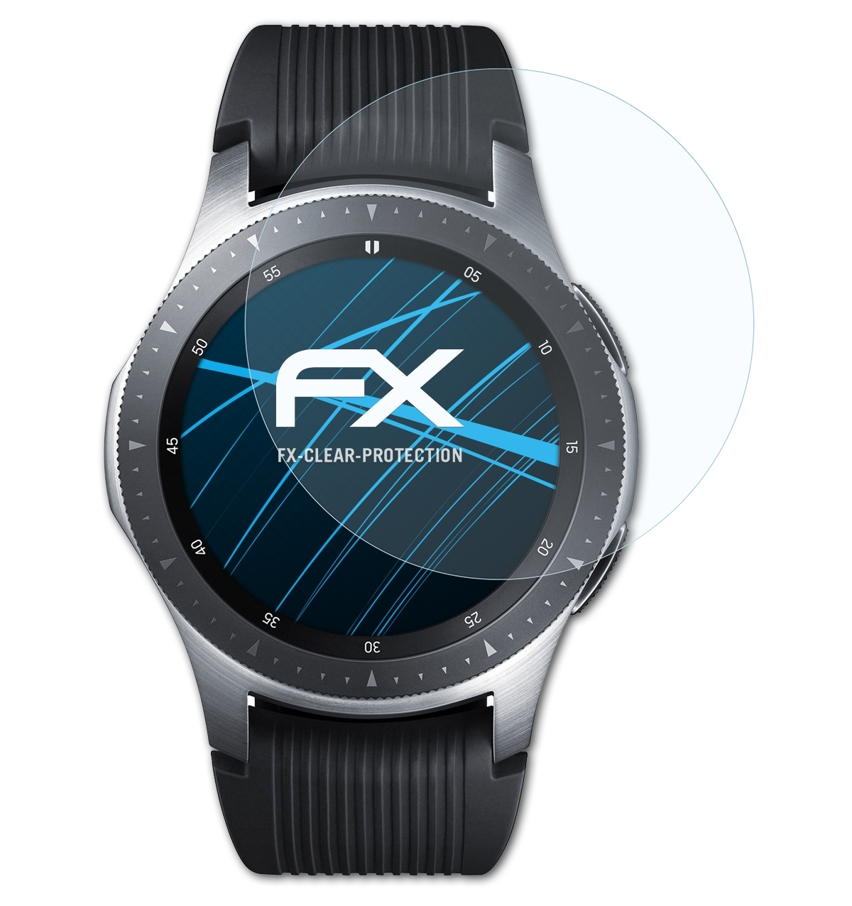 ATFOLIX 3x FX-Clear mm)) Galaxy Samsung (46 Watch Displayschutz(für