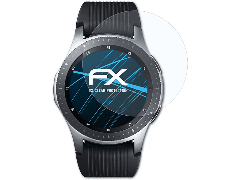ATFOLIX 3x FX-Clear Displayschutz(für Samsung Galaxy Watch (46 mm))