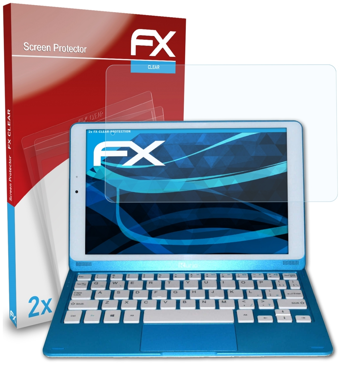 ATFOLIX 2x FX-Clear Displayschutz(für Smart) Kurio