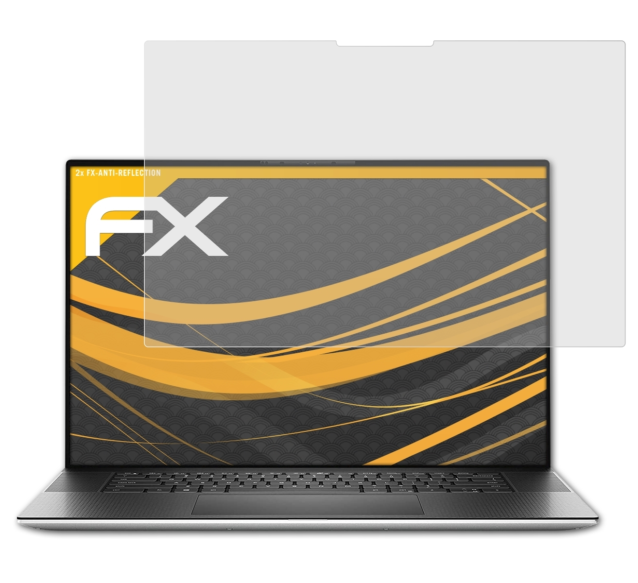 ATFOLIX 2x FX-Antireflex Displayschutz(für 17 Dell XPS Dell (9700))
