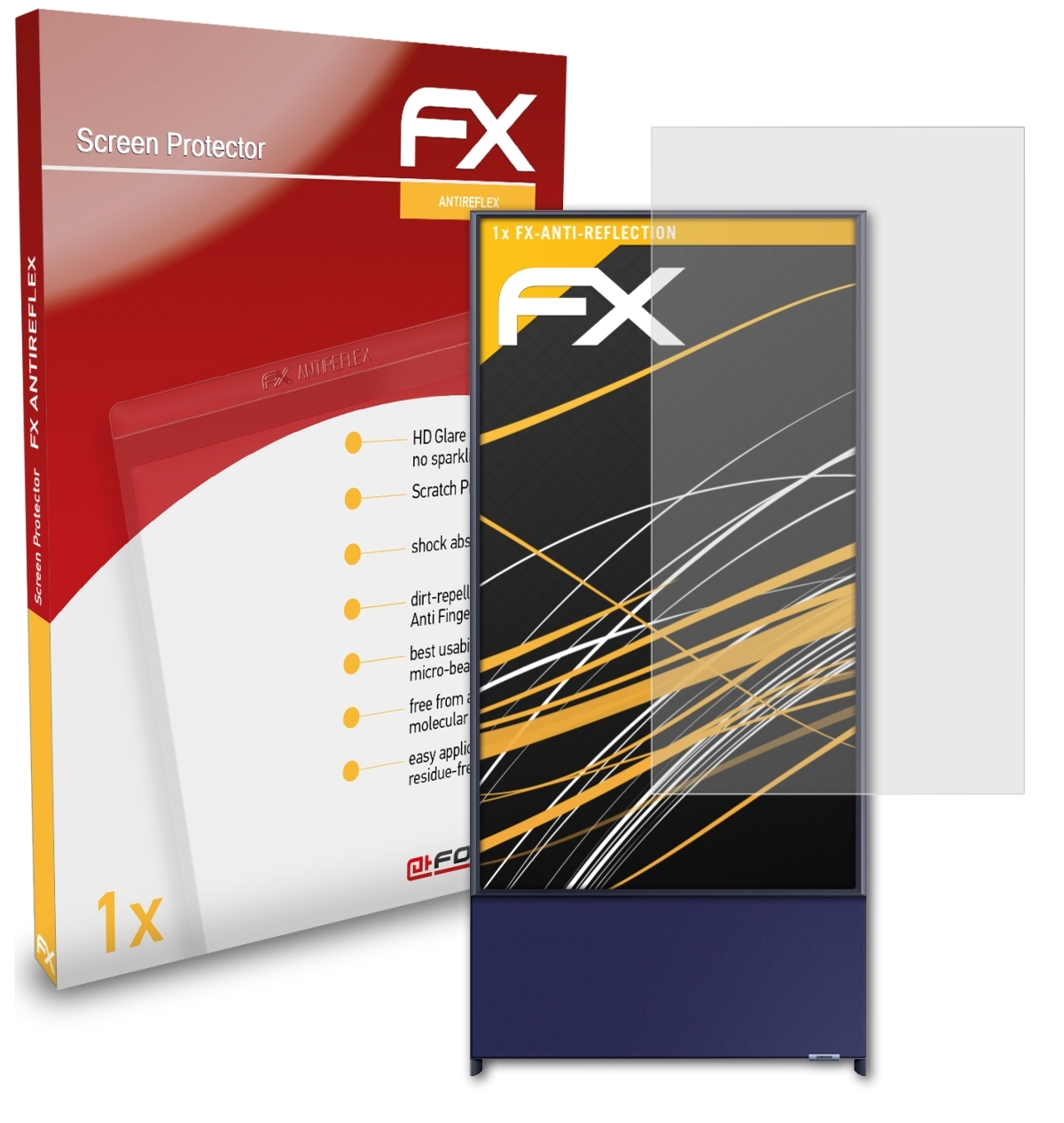 The Sero Inch)) FX-Antireflex ATFOLIX Displayschutz(für (43 Samsung