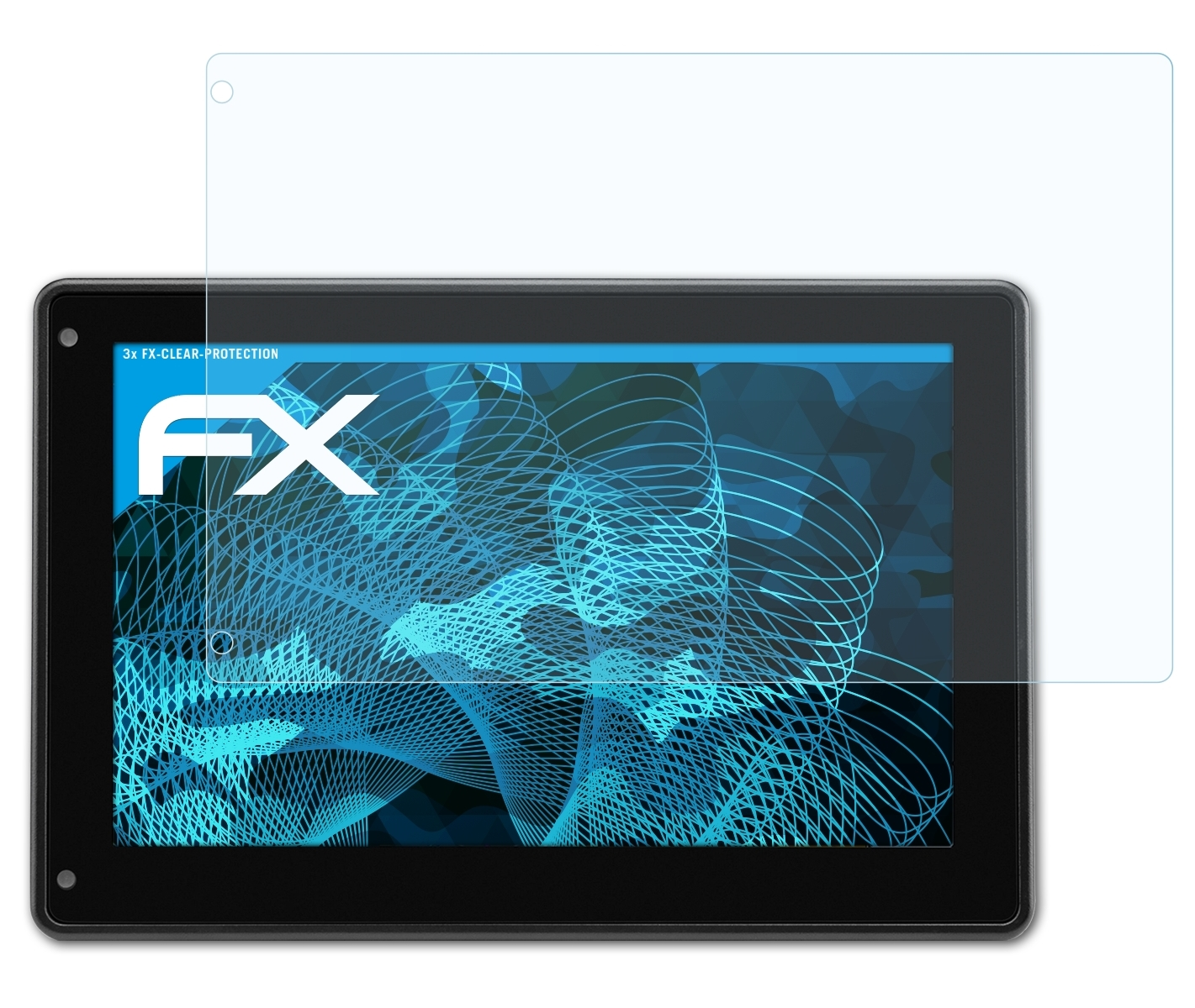 ATFOLIX 3x FX-Clear Garmin 760) Aera Displayschutz(für