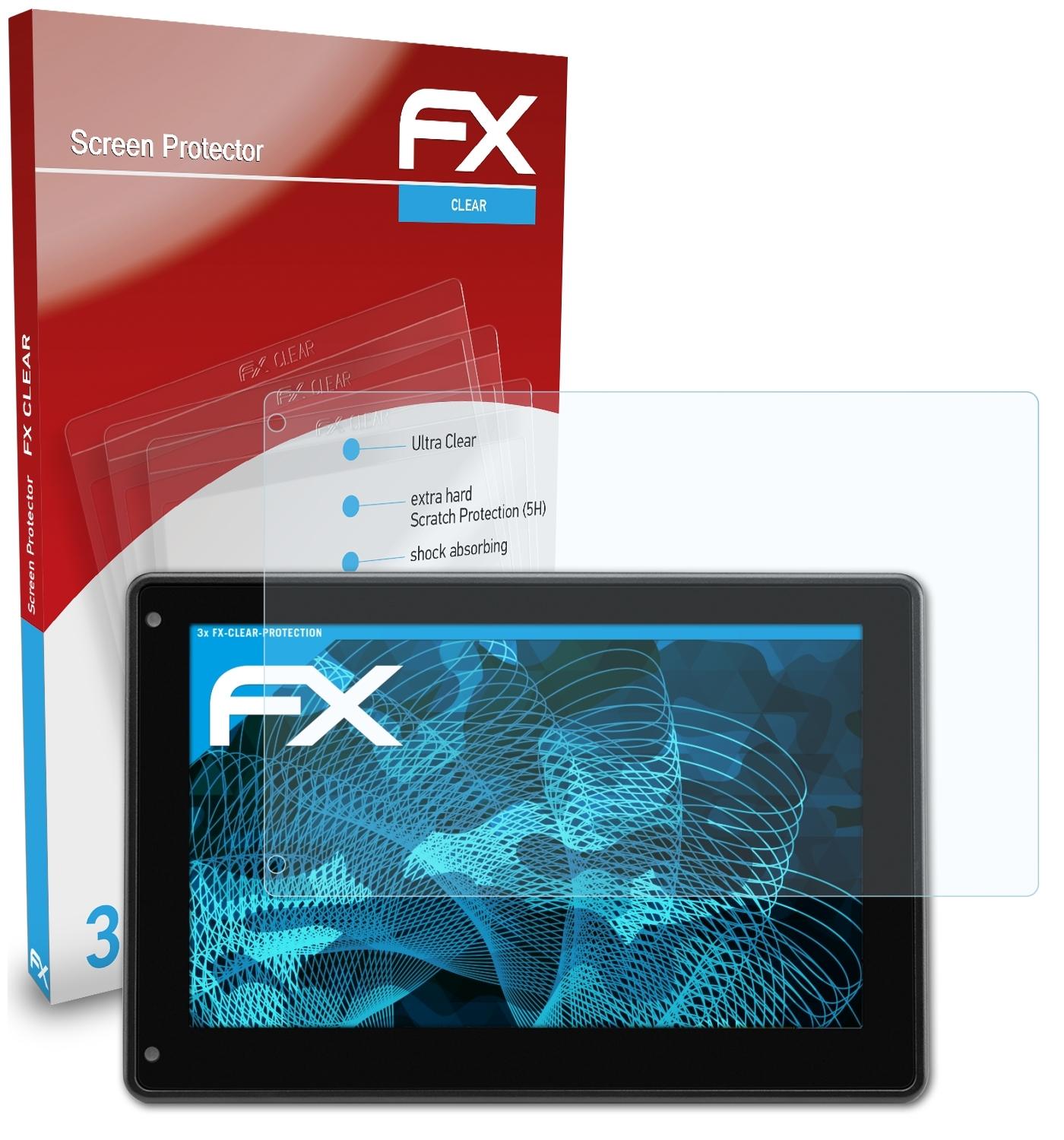 ATFOLIX 3x FX-Clear Garmin 760) Aera Displayschutz(für