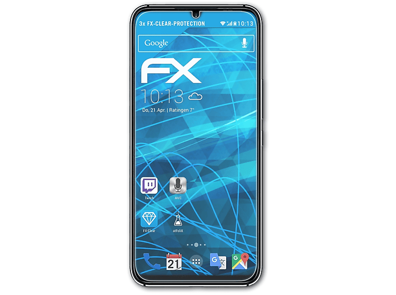 ATFOLIX 3x FX-Clear Displayschutz(für UMiDigi A7 Pro)