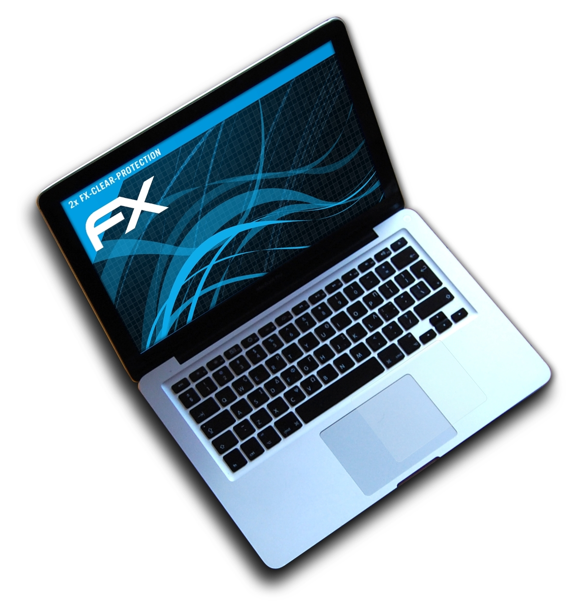MacBook FX-Clear 2x Displayschutz(für (A1286 A1534)) A1502 Trackpad A1278 ATFOLIX Pro Apple