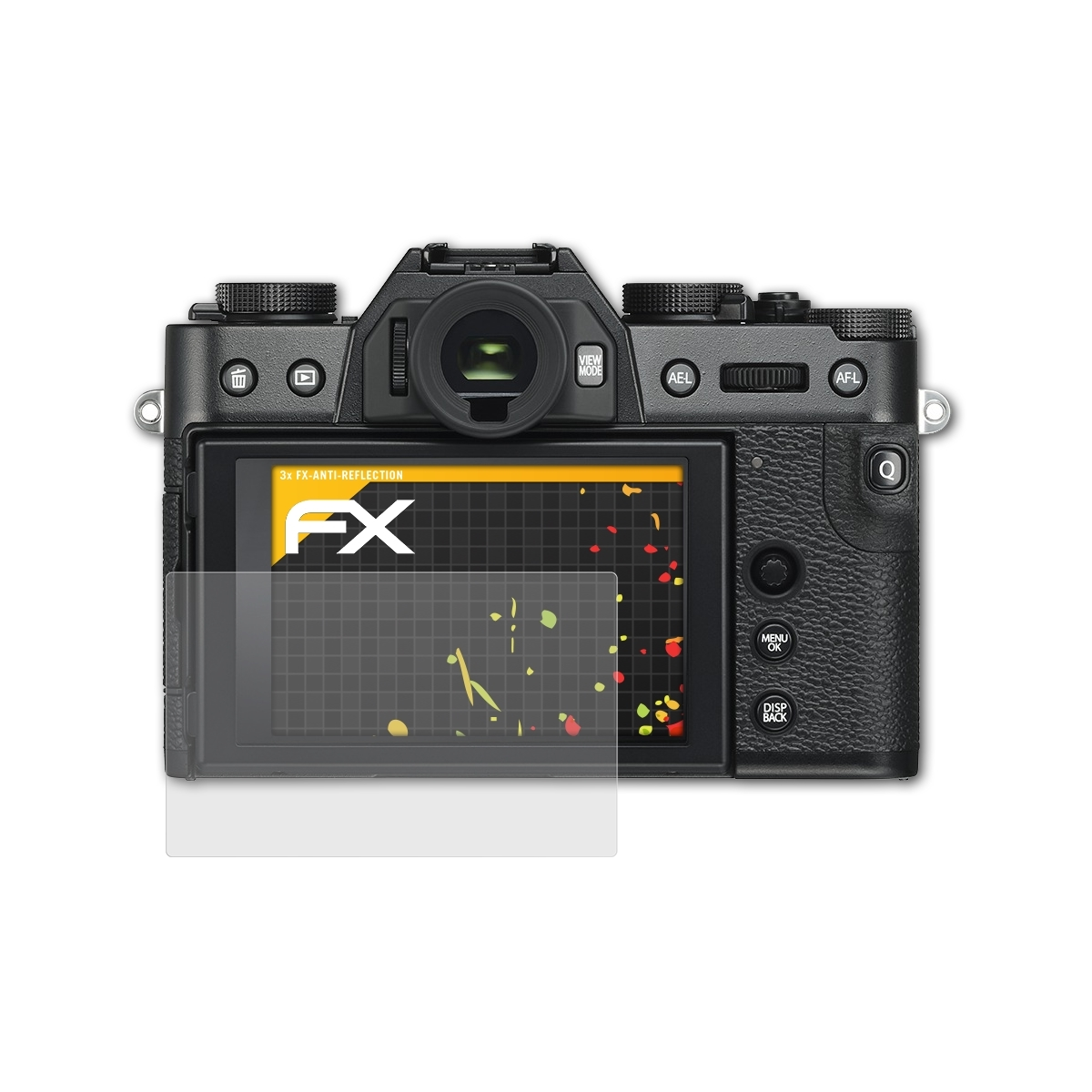 X-T30) 3x Fujifilm ATFOLIX Displayschutz(für FX-Antireflex