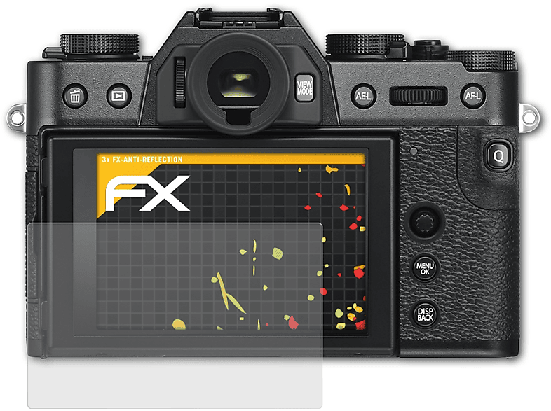 ATFOLIX 3x FX-Antireflex Displayschutz(für Fujifilm X-T30)