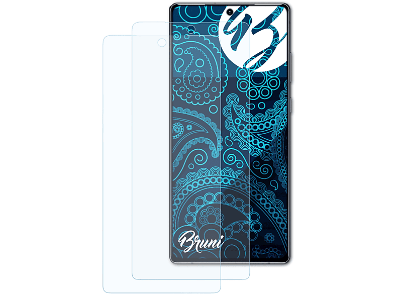Schutzfolie(für Samsung 2x 20) Basics-Clear BRUNI Galaxy Note