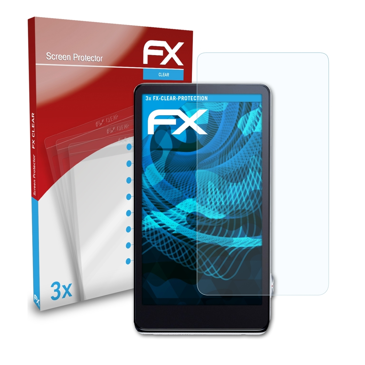 ATFOLIX Camera Galaxy FX-Clear Samsung (EK-GC100)) 3x Displayschutz(für