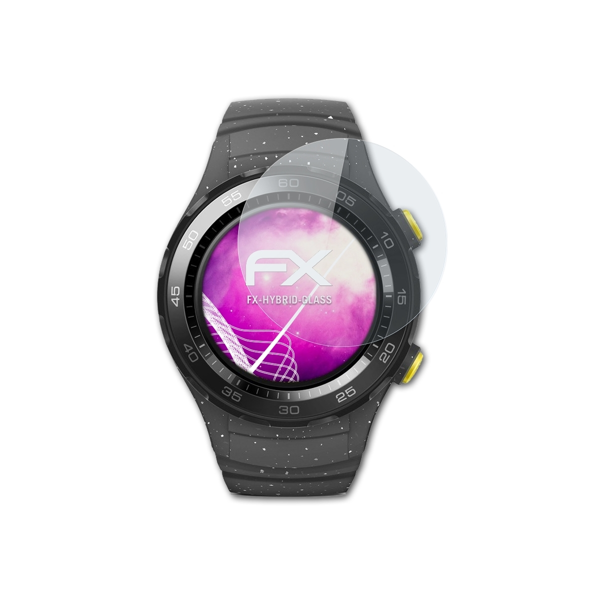 Watch Schutzglas(für ATFOLIX FX-Hybrid-Glass 2) Huawei