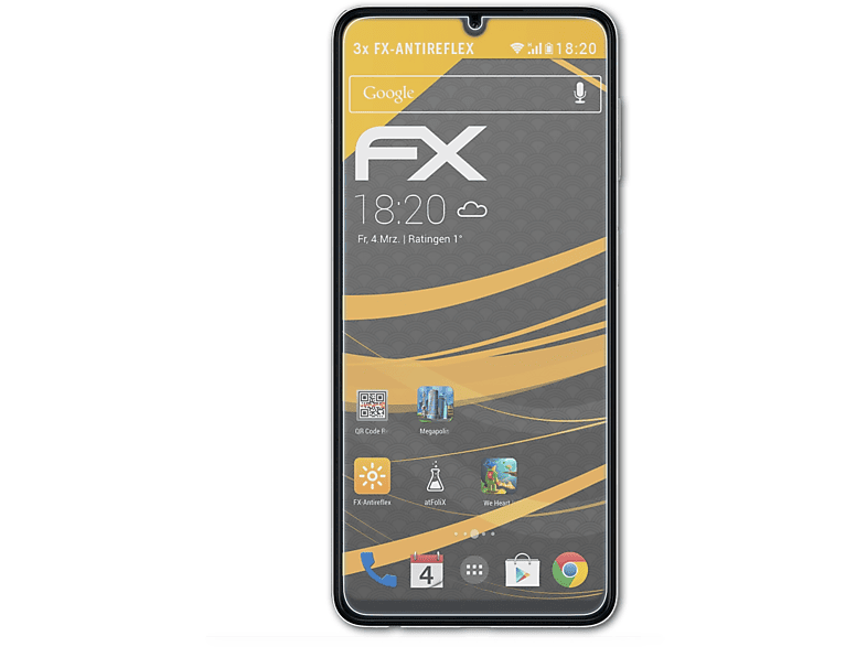 Galaxy FX-Antireflex Displayschutz(für 4G) ATFOLIX Samsung 3x A22