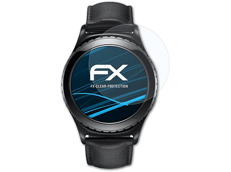ATFOLIX 3x FX-Clear Displayschutz(für S2) Gear Samsung