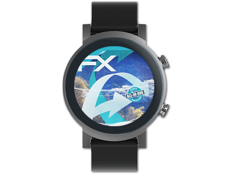 ATFOLIX 3x FX-ActiFleX Displayschutz(für Mobvoi TicWatch E3)