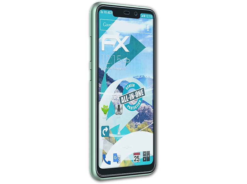 C22) ATFOLIX Oukitel Displayschutz(für FX-ActiFleX 3x