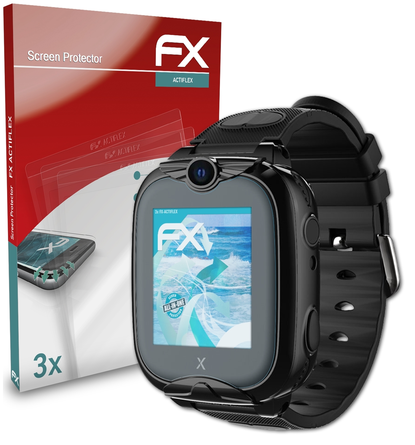 ATFOLIX 3x FX-ActiFleX XGO2) Displayschutz(für XPlora