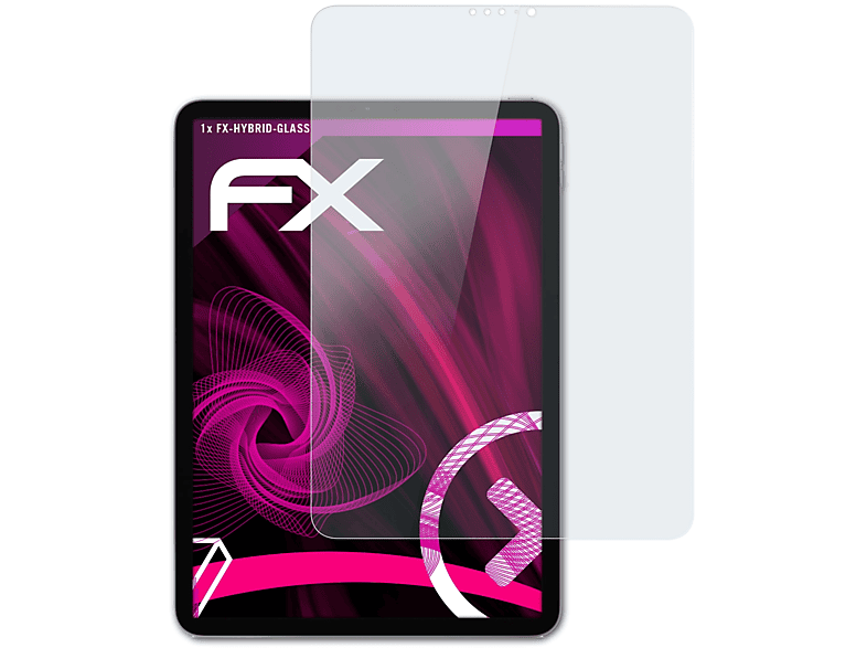 ATFOLIX FX-Hybrid-Glass Schutzglas(für Apple iPad Pro 11 (2018))