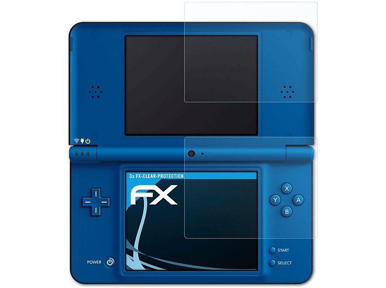 ATFOLIX 3x FX-Clear Displayschutz(für DSi XL) Nintendo