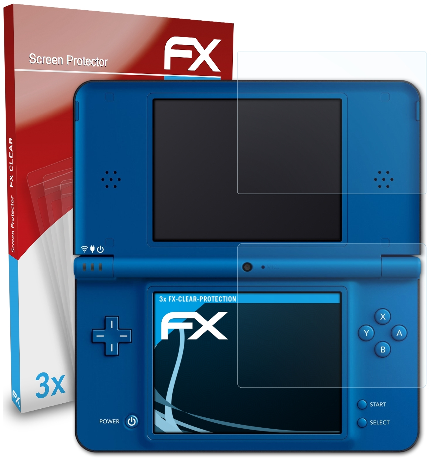 Displayschutz(für DSi FX-Clear ATFOLIX XL) 3x Nintendo