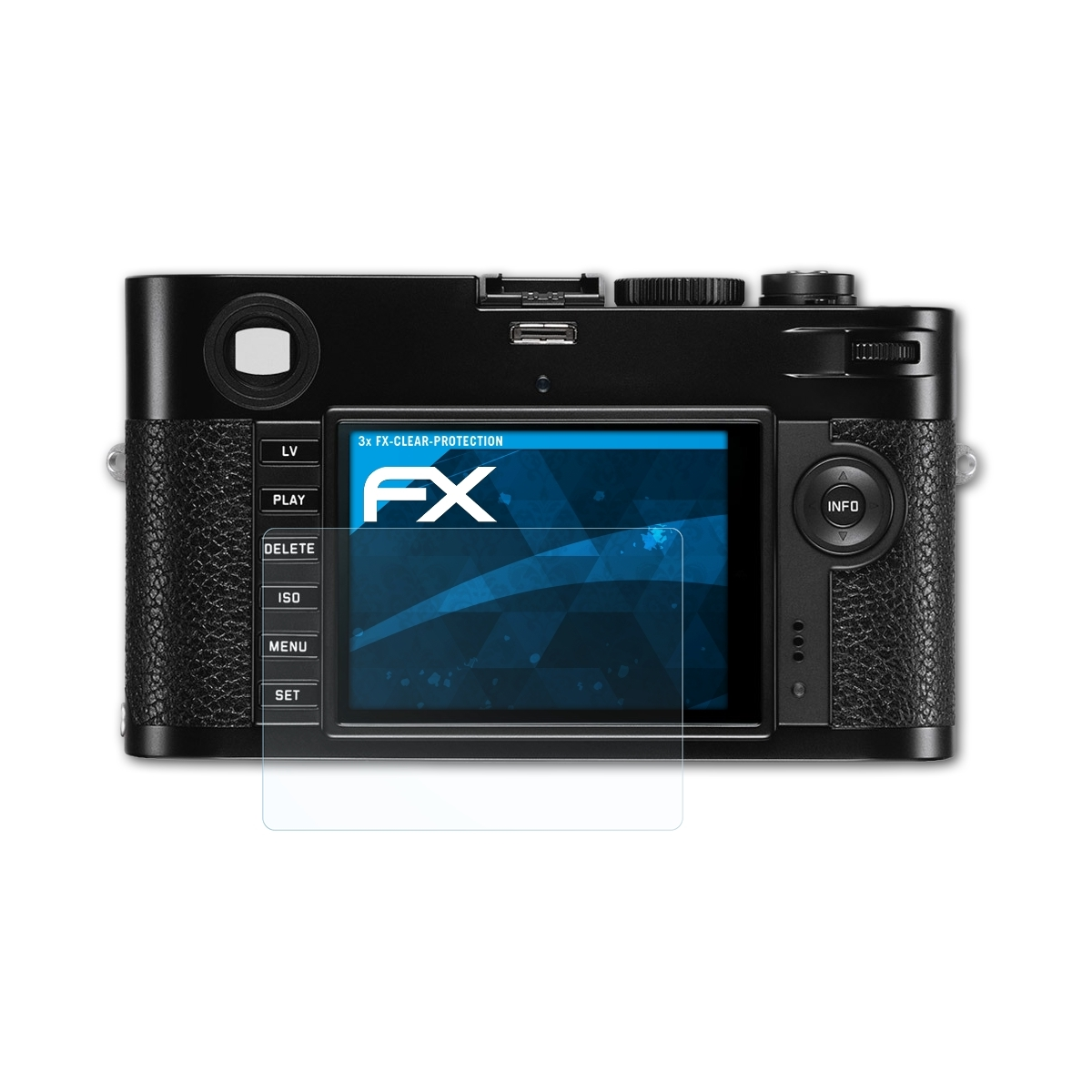 ATFOLIX 3x FX-Clear Displayschutz(für M-P 240)) Leica (Typ
