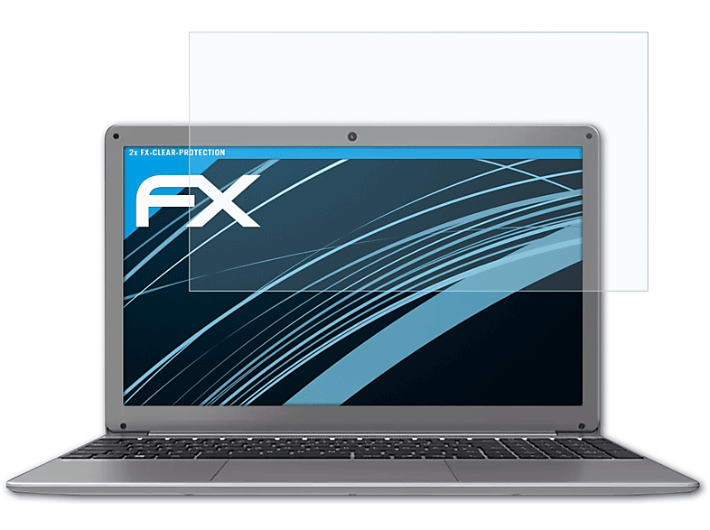 ATFOLIX 2x FX-Clear Displayschutz(für Peaq Classic C150 (7K8512DV / 7S8512DV)) | Pflege & Schutz
