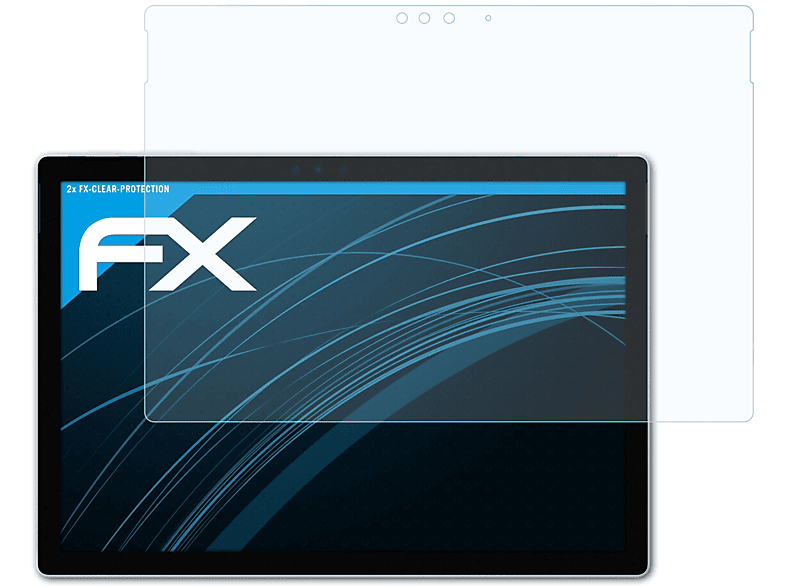 ATFOLIX 2x Pro Displayschutz(für FX-Clear Microsoft (2017)) Surface