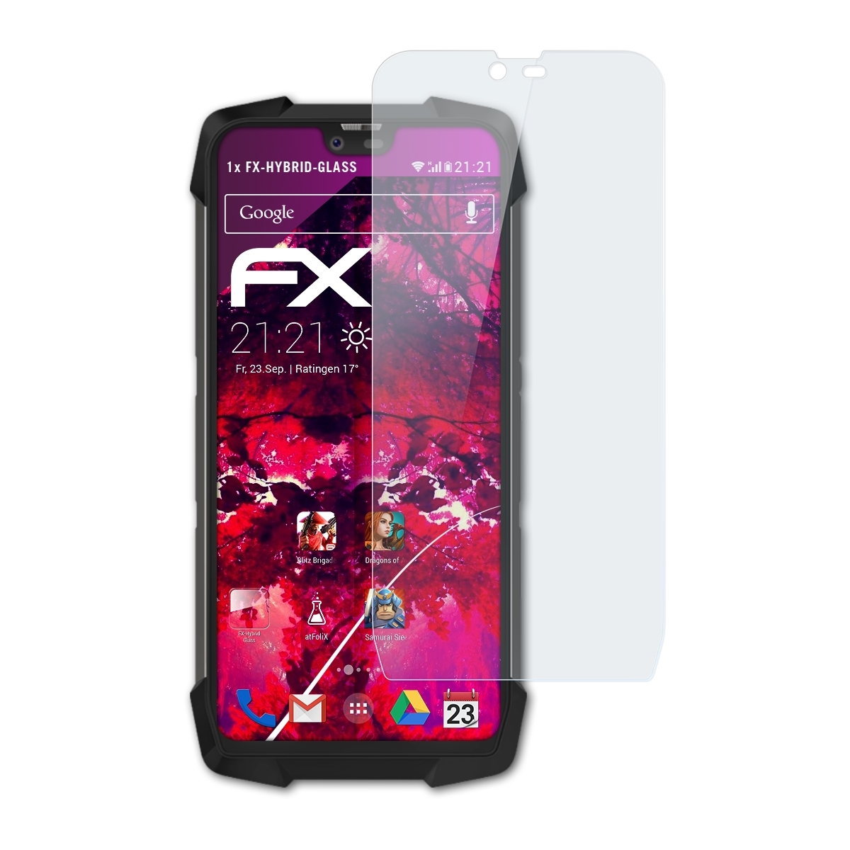 FX-Hybrid-Glass Schutzglas(für BV9700 Pro) Blackview ATFOLIX