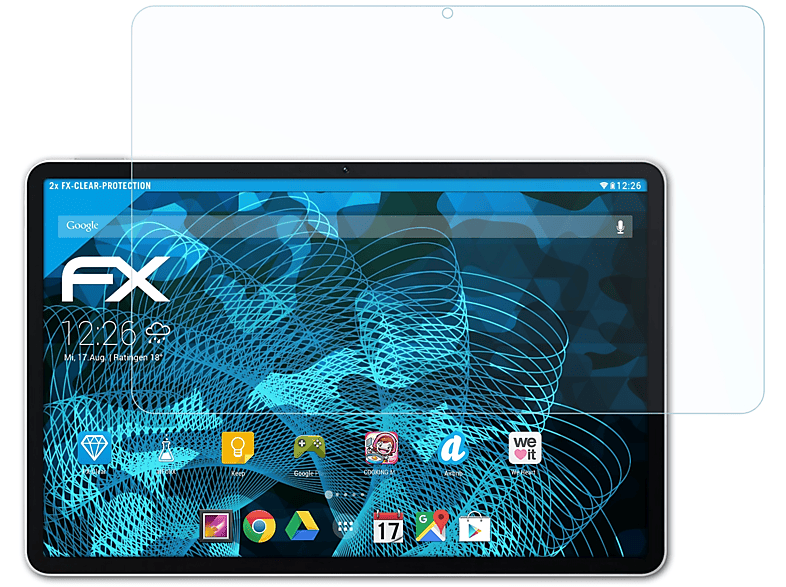 ATFOLIX 2x FX-Clear Displayschutz(für Pro 5G) V7 Honor Pad