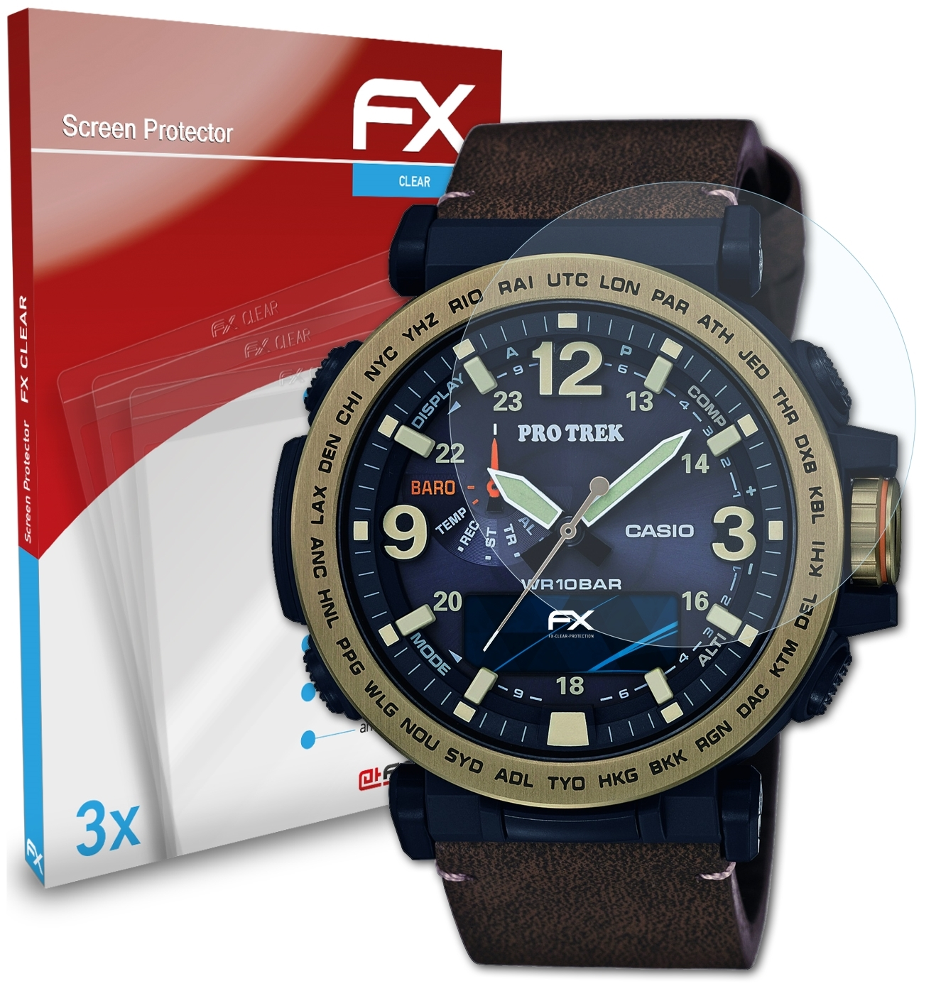 PRG-600YL-5ER) ATFOLIX Displayschutz(für FX-Clear 3x Casio