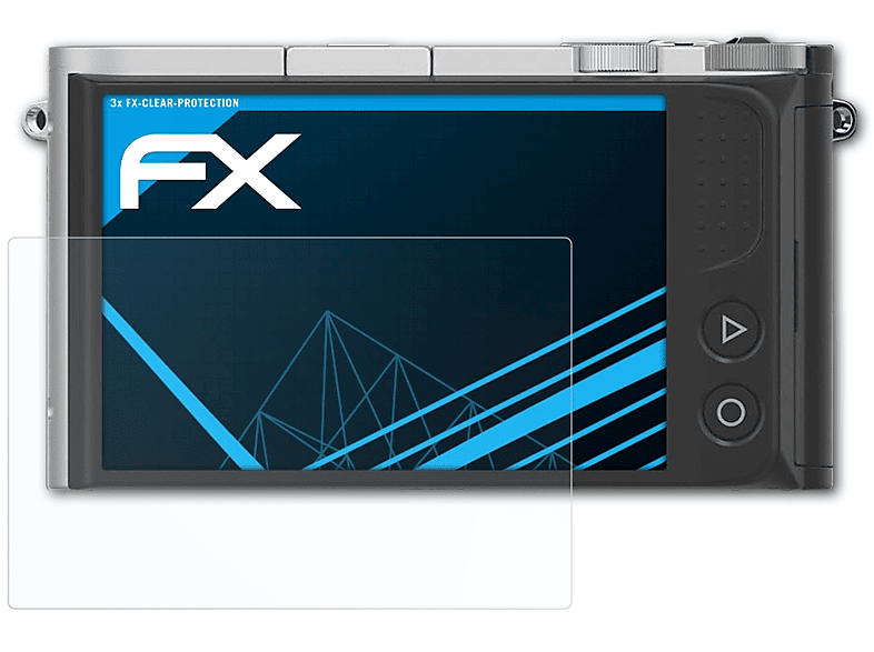 ATFOLIX 3x FX-Clear M1) Yi Displayschutz(für