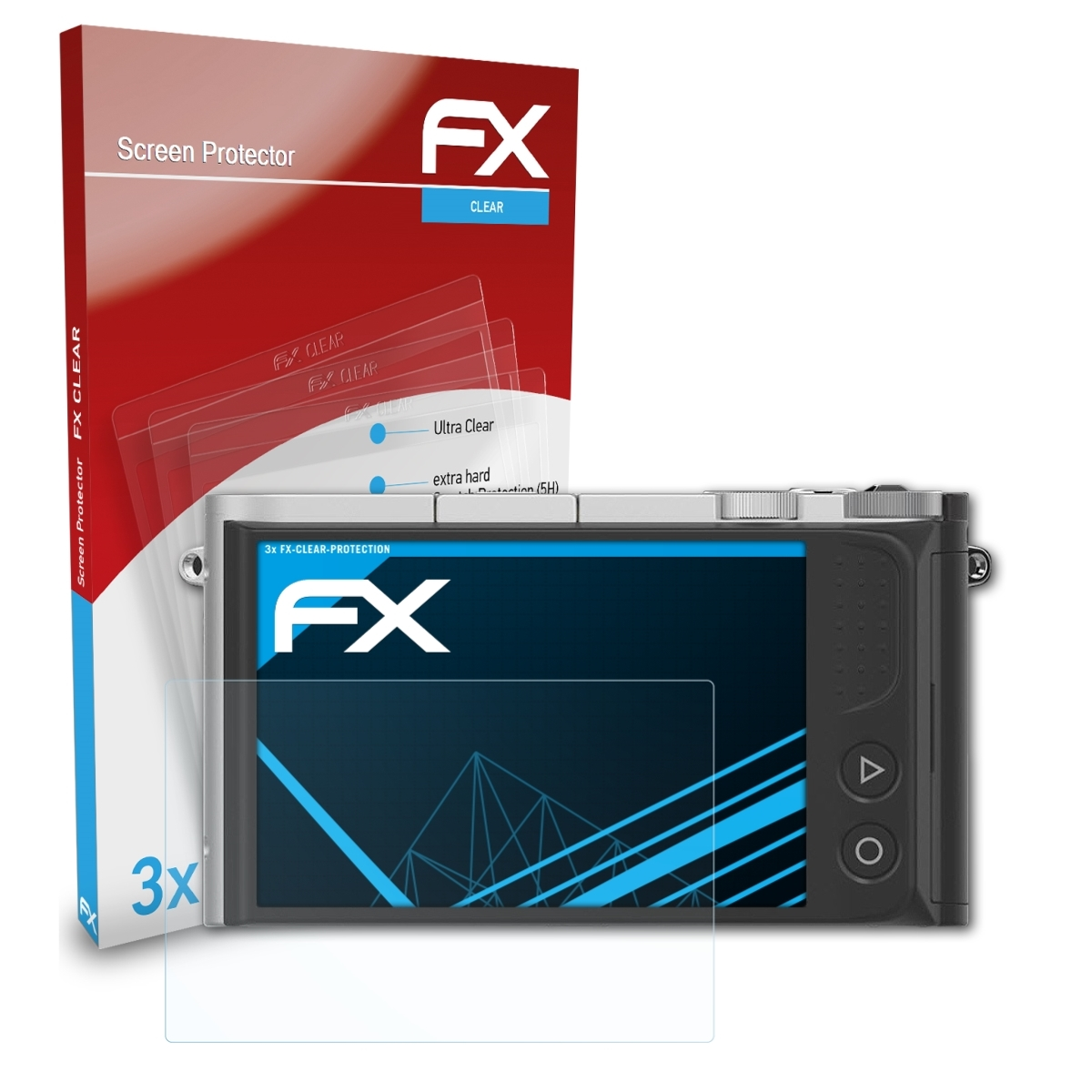Displayschutz(für ATFOLIX M1) 3x FX-Clear Yi