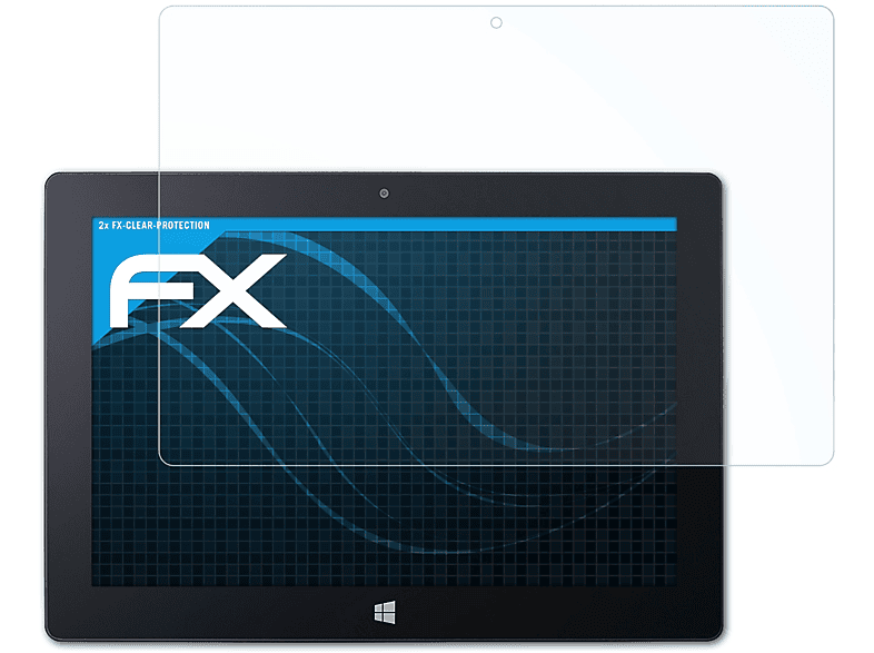 ATFOLIX 2x FX-Clear Displayschutz(für Acer Switch One 10)