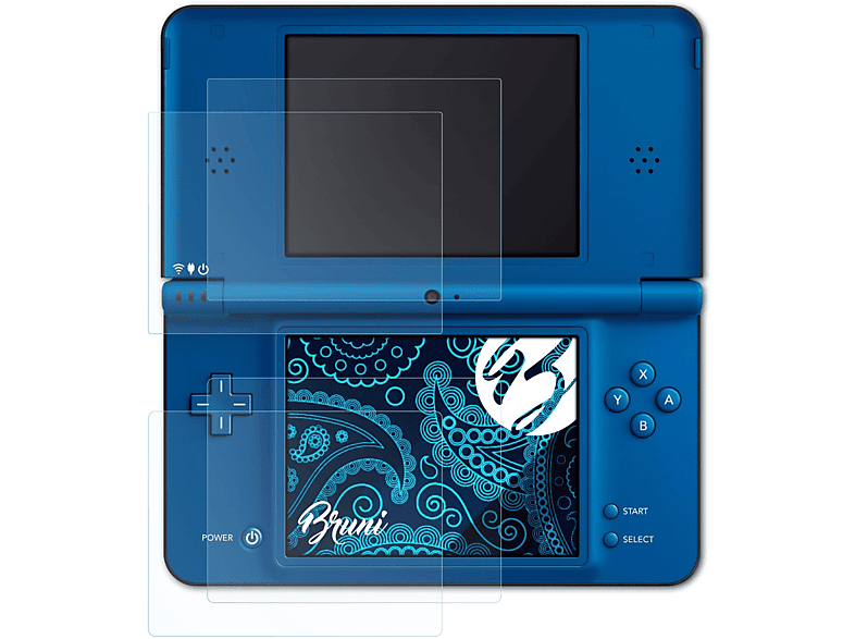 BRUNI 2x Schutzfolie(für Basics-Clear XL) DSi Nintendo