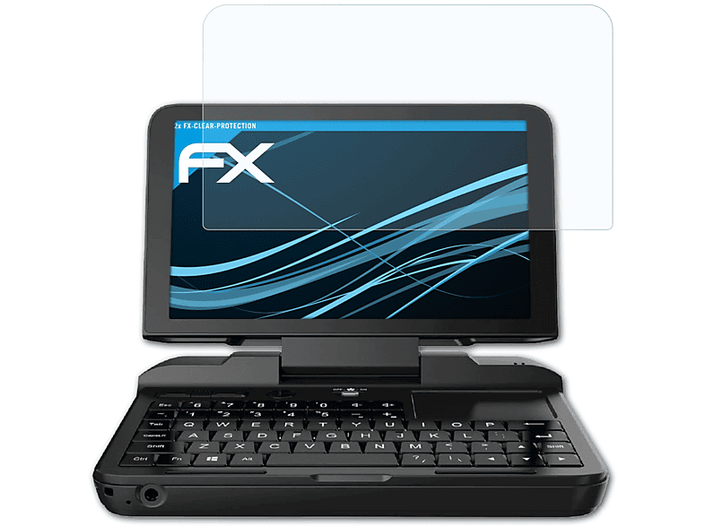 ATFOLIX 2x FX-Clear Displayschutz(für GPD MicroPC)