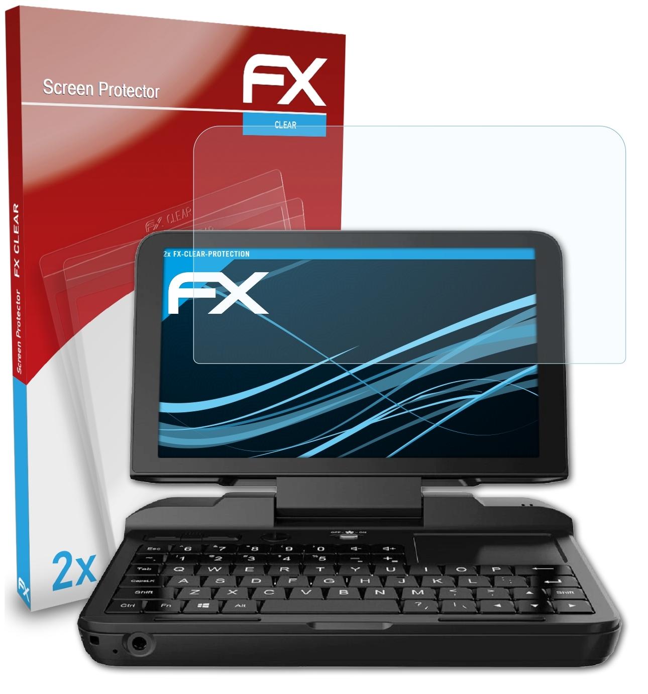 ATFOLIX 2x FX-Clear GPD Displayschutz(für MicroPC)