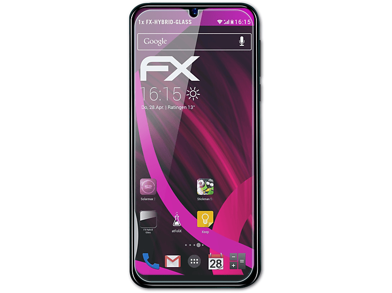 Pro) Schutzglas(für Blackview FX-Hybrid-Glass ATFOLIX A60