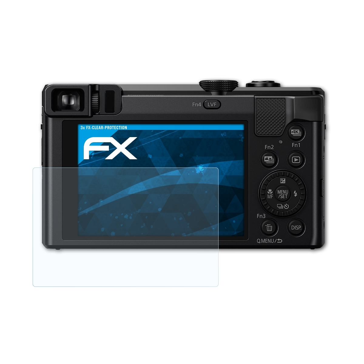 FX-Clear ATFOLIX Displayschutz(für Lumix DMC-TZ81) Panasonic 3x