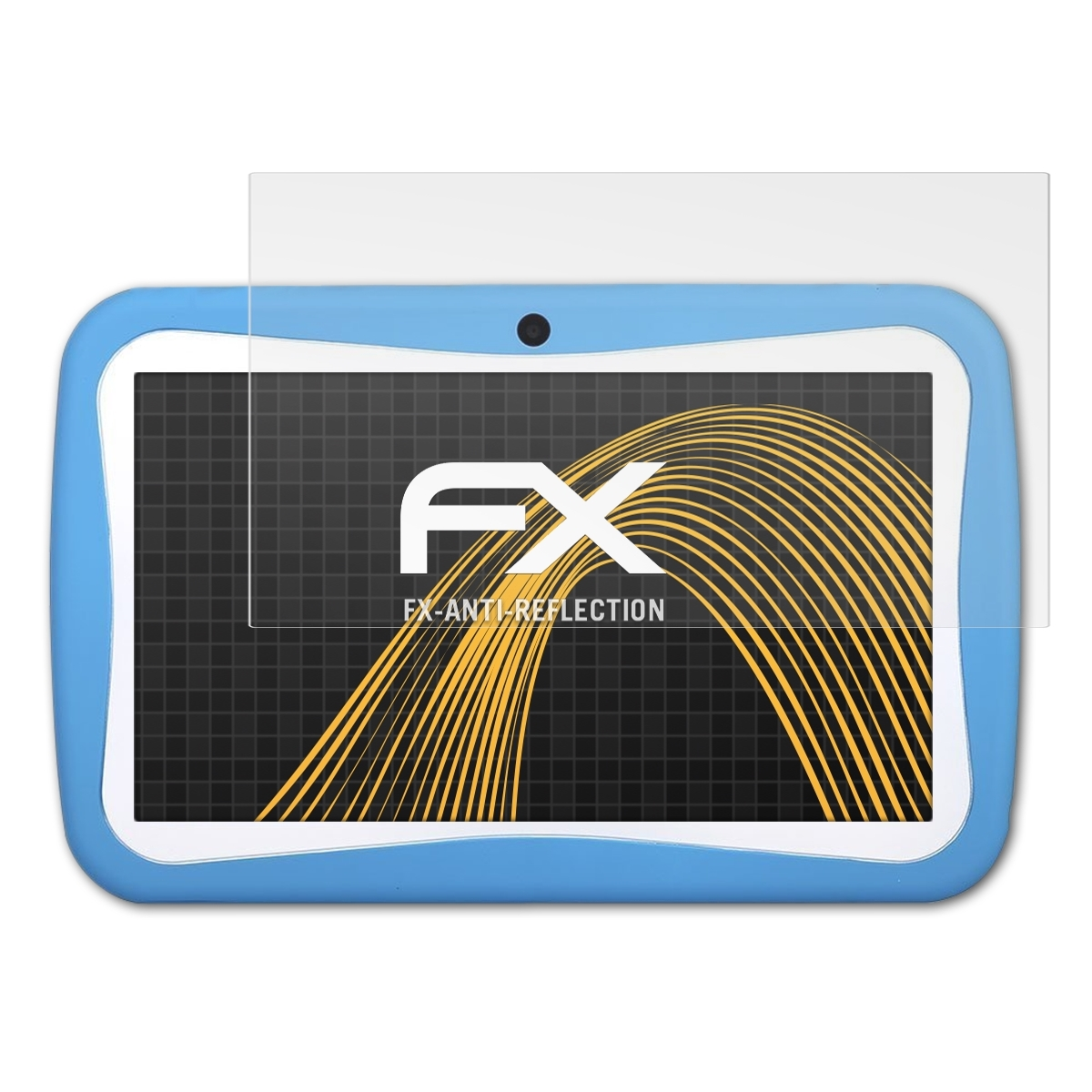 ATFOLIX 7 Zoll Displayschutz(für Tablet) FX-Antireflex Kinder 2x Padgene