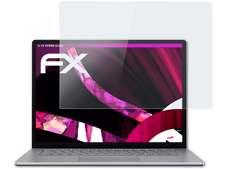 ATFOLIX FX-Hybrid-Glass Schutzglas(für Surface Laptop inch)) 3 (15 Microsoft