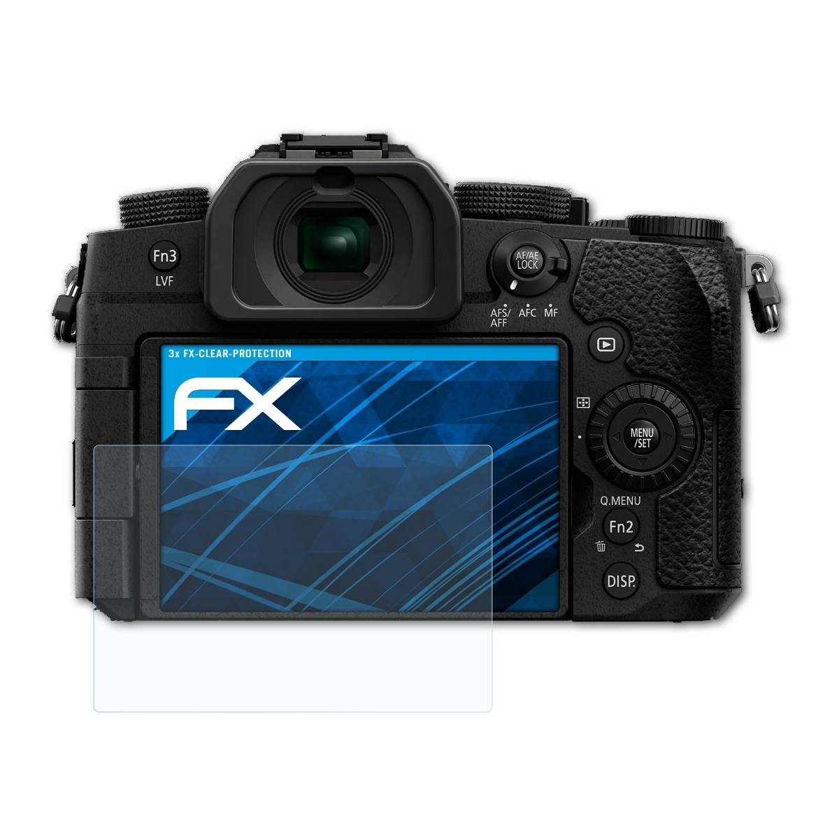 ATFOLIX Displayschutz(für 3x Lumix DC-G90) Panasonic FX-Clear