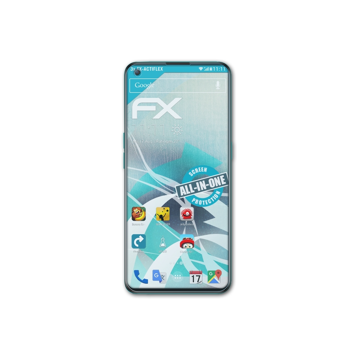 Displayschutz(für CE) FX-ActiFleX 3x Nord ATFOLIX OnePlus