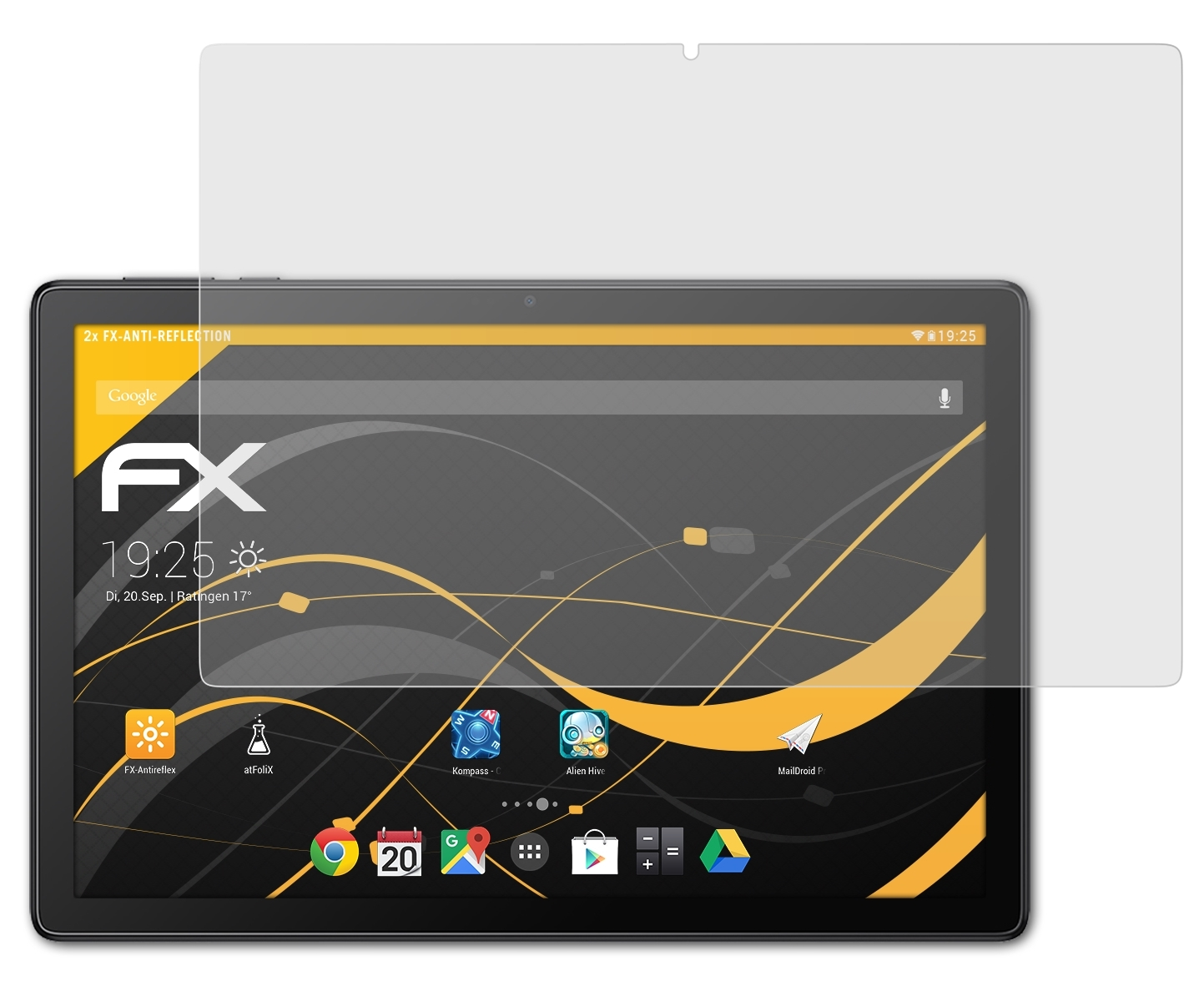 ATFOLIX 2x FX-Antireflex Displayschutz(für Alcatel 3T10 (2020))