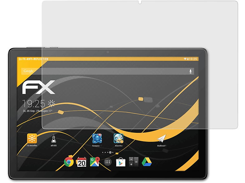 ATFOLIX 2x FX-Antireflex Displayschutz(für Alcatel 3T10 (2020))