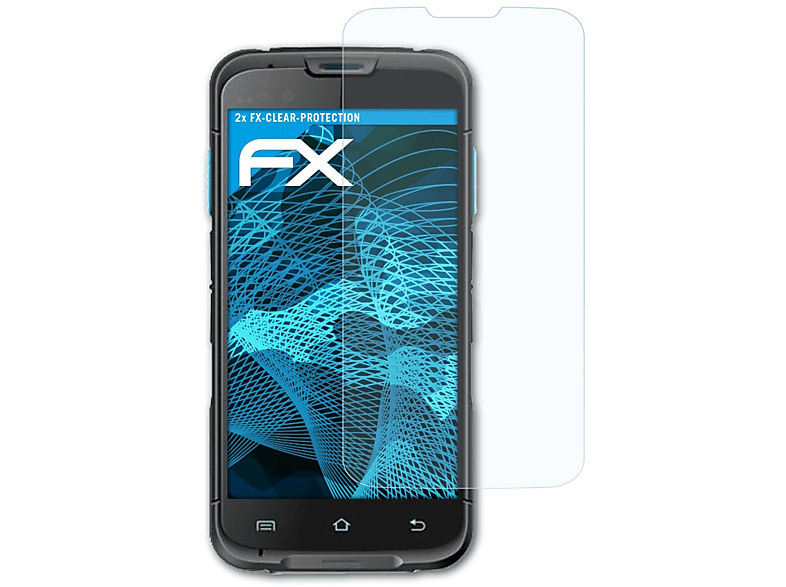 ATFOLIX 2x FX-Clear EA600) Displayschutz(für Unitech