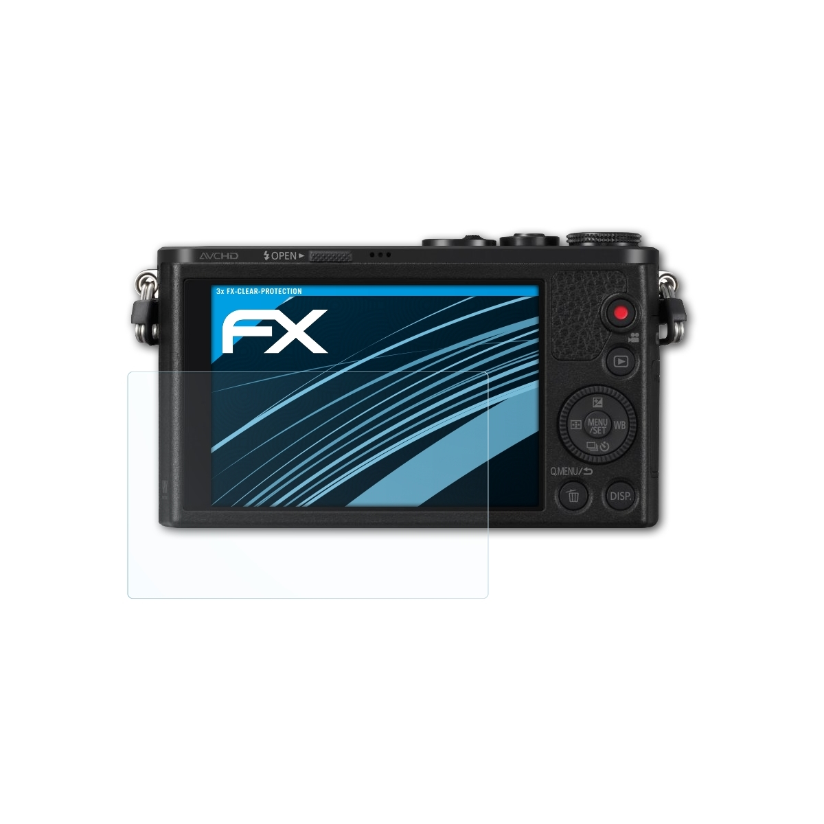 ATFOLIX 3x FX-Clear Displayschutz(für Panasonic DMC-GM1) Lumix