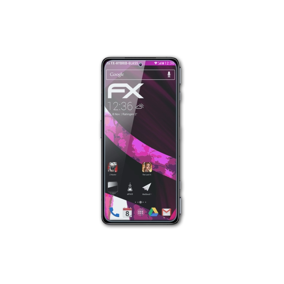 ATFOLIX FX-Hybrid-Glass Schutzglas(für Xiaomi Black Pro) Shark 4S